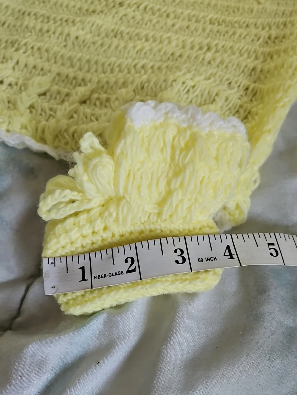 NWT Vintage Lo-Knit Yellow Baby Sweater, Hat, Booties Set